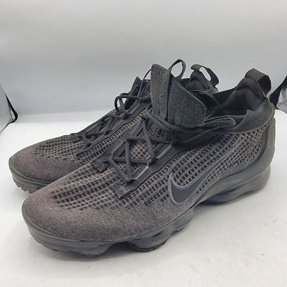 Nike Air Vapormax FK Flyknit 2021 Mens 9.5 Black Athletic Shoes DH4084-001 main image 7